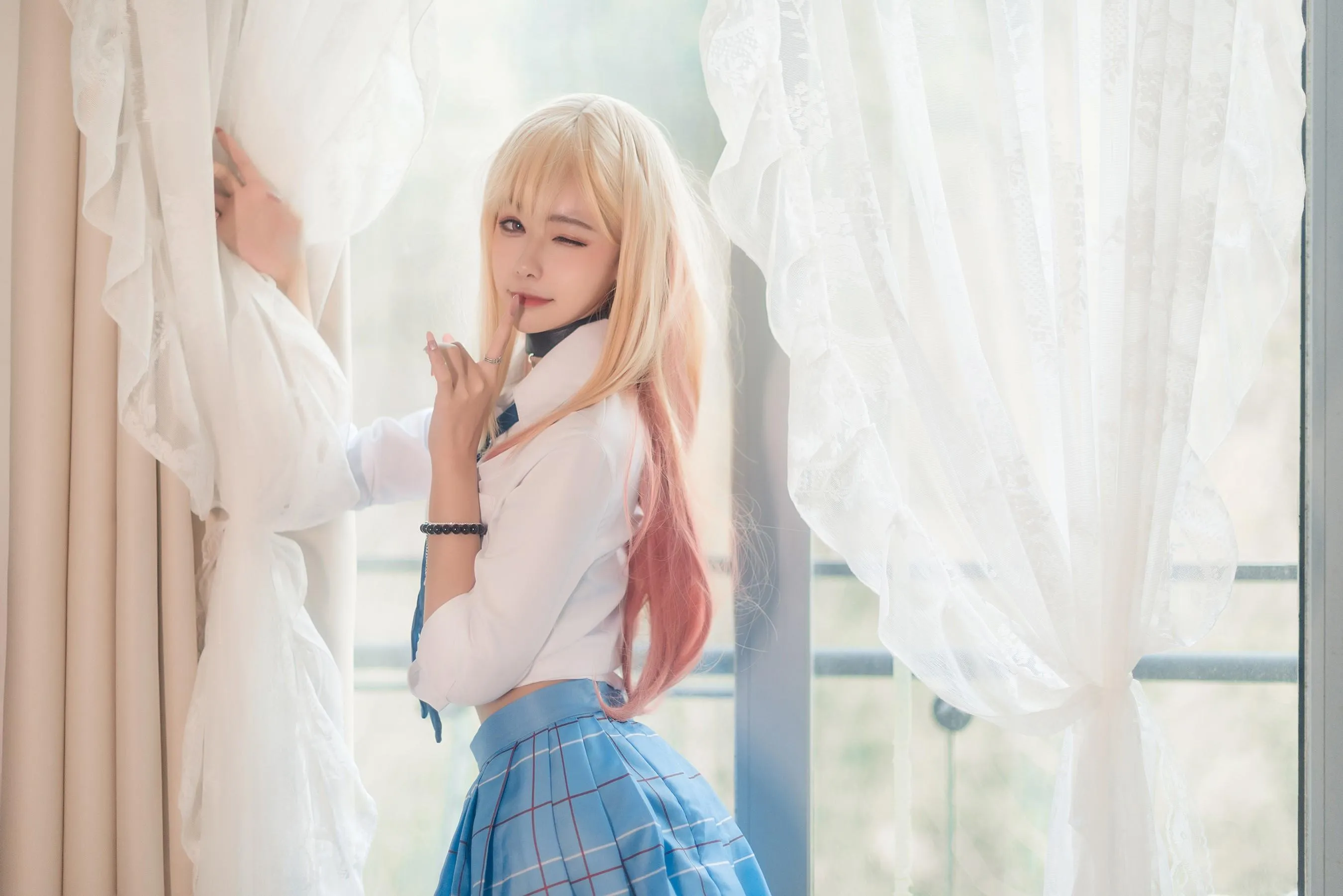 Momoko葵葵 – NO.34 喜多川海夢 黑江雫 [45P]插图9